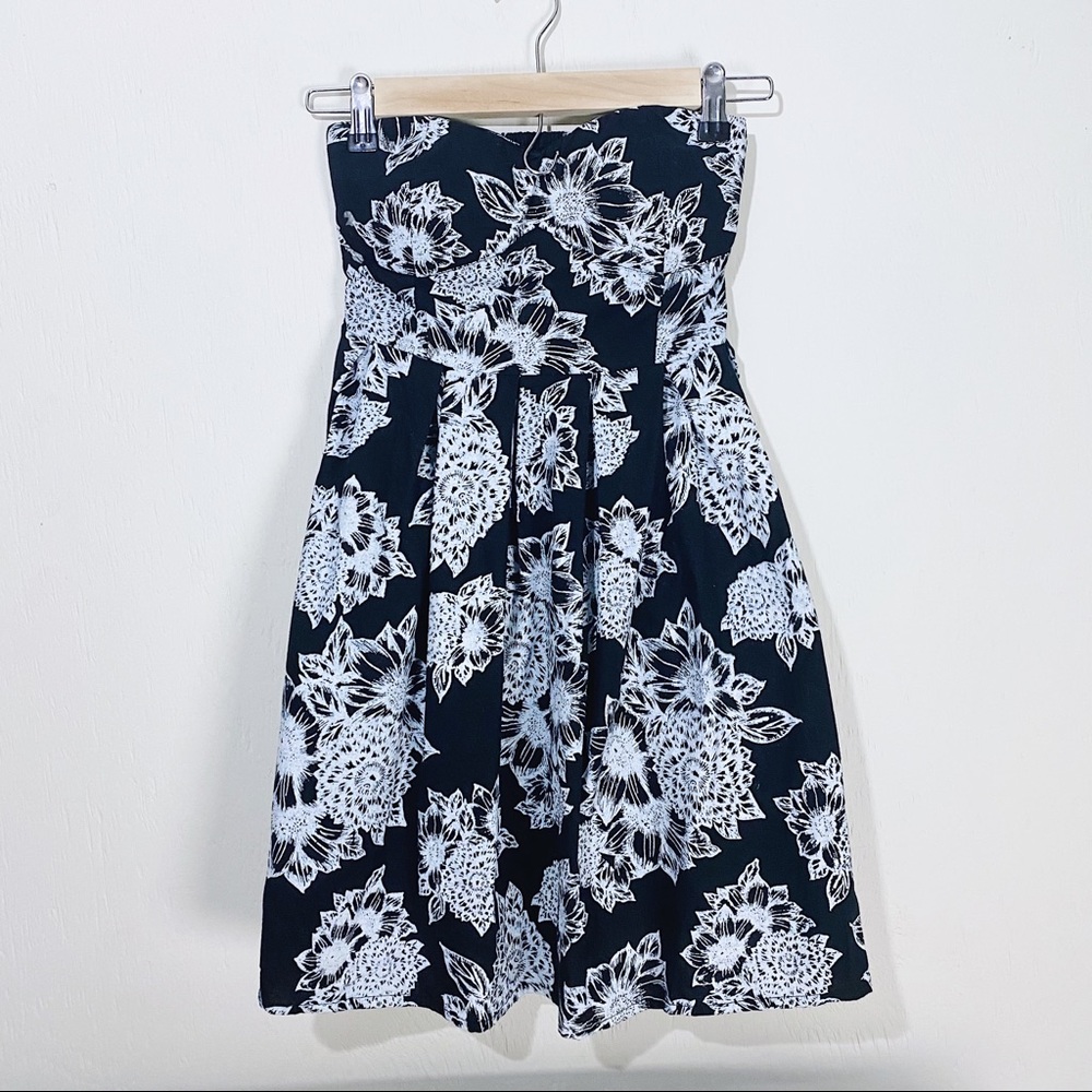 Derek Heart Strapless Mini Dress